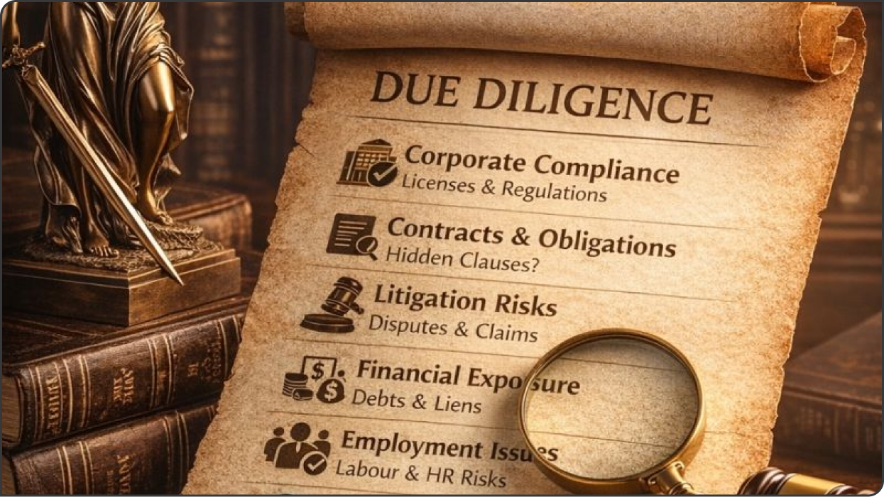 Due diligence is not a checklist. It’s a risk-mapping exercise